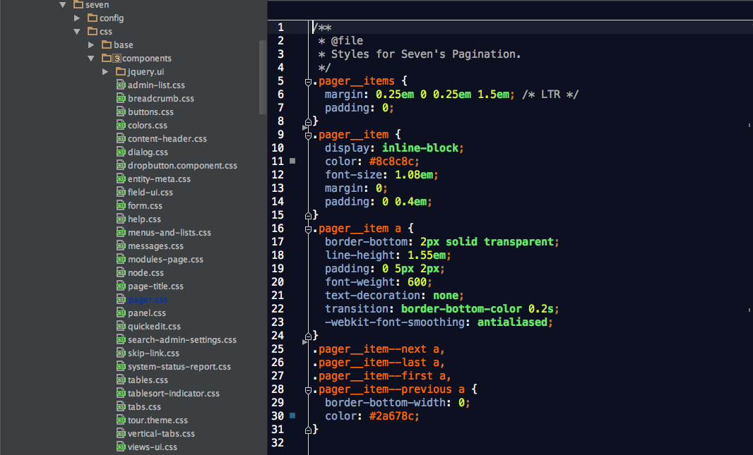 Seven Pager Components